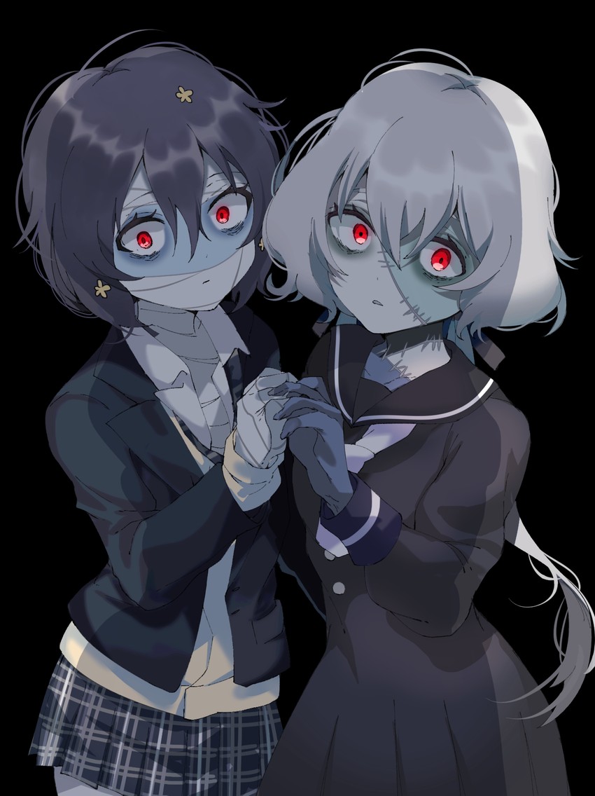konno junko and mizuno ai (zombie land saga) drawn by kayanogura