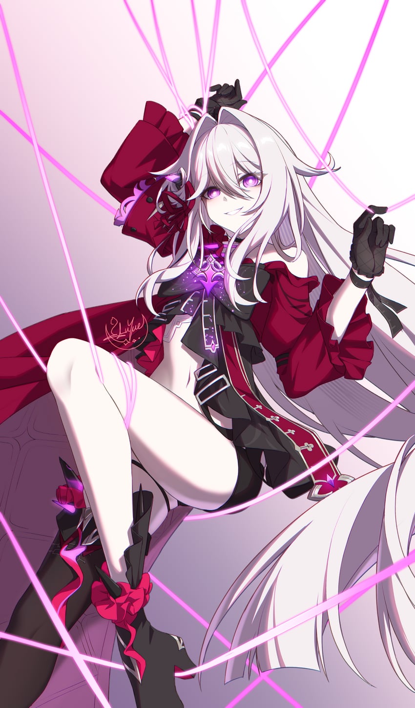thelema nutriscu (honkai and 1 more) drawn by luyue