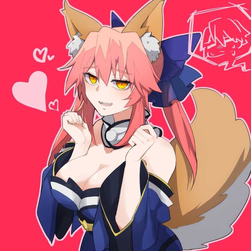 tamamo, tamamo no mae, and kishinami hakuno (fate and 4 more) drawn by 1031_(senzai_001)