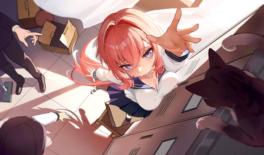 michinoku komaro (seitokai ni mo ana wa aru!) drawn by xiang_he_he_qunzi