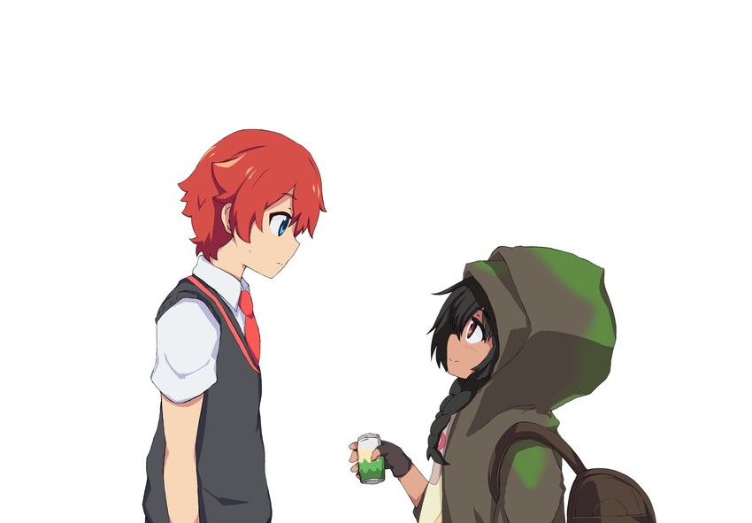 hibiki yuuta and anosillus ii (gridman universe and 1 more) drawn by robert_m