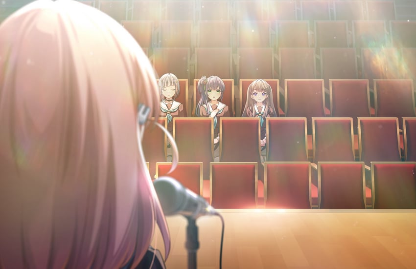 hinoshita kaho, fujishima megumi, otomune kozue, and yugiri tsuzuri (love live! and 1 more)