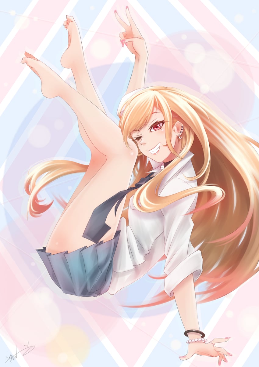 kitagawa marin (sono bisque doll wa koi wo suru) drawn by panko_(chan8191)