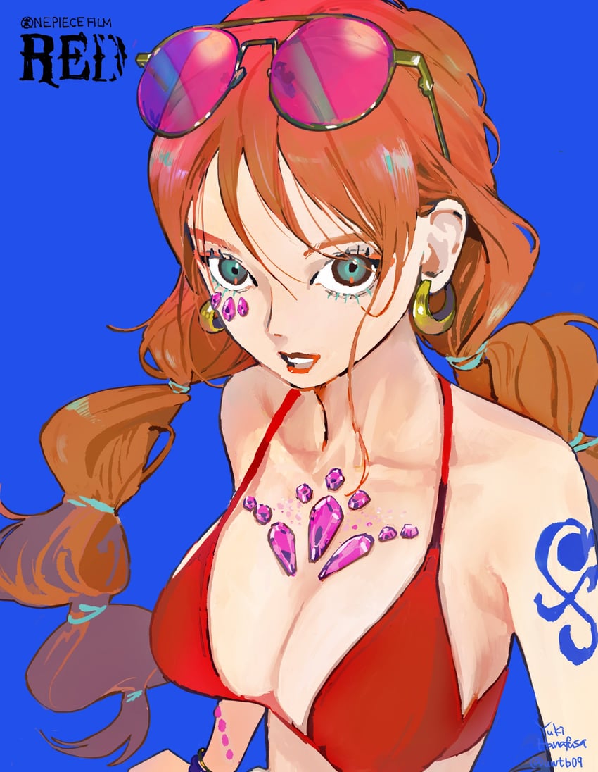 nami (one piece and 1 more) drawn by banyuuishi
