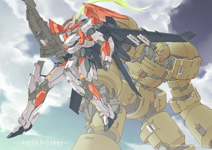 arx-8 laevatein and plan-1051 behemoth (full metal panic! and 1 more) drawn by wdy1000