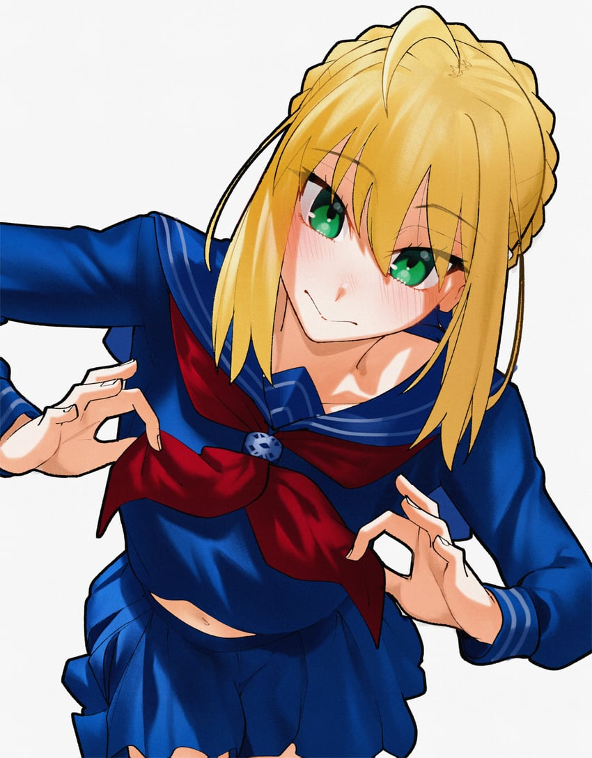 artoria pendragon and master artoria (fate and 1 more) drawn by kamisato_sora