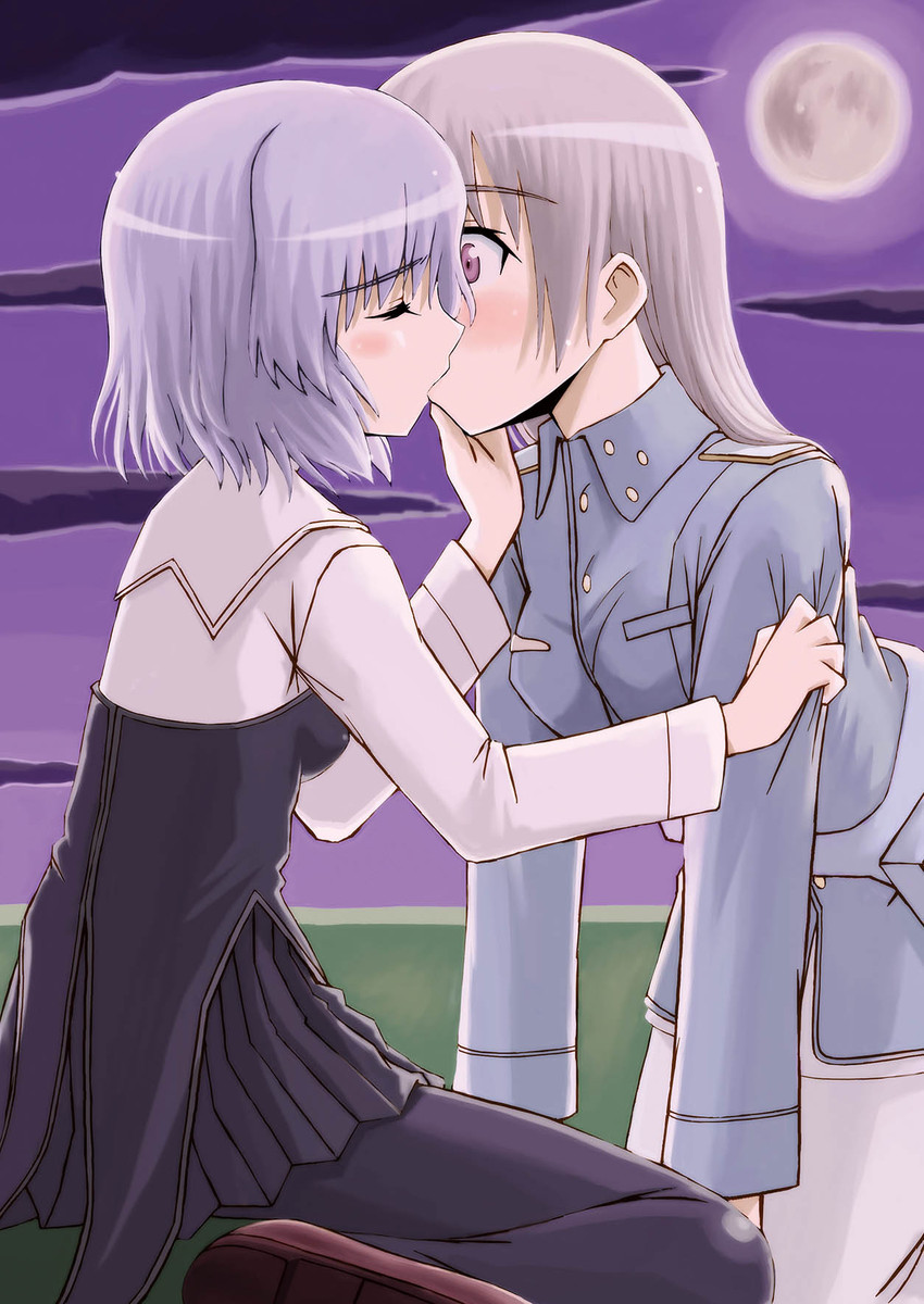 sanya v. litvyak and eila ilmatar juutilainen (world witches series and 1 more) drawn by kaji_(progress_problem)