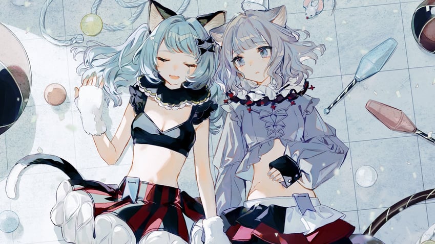 vitte and chino (kamitsubaki studio and 2 more) drawn by chocoan