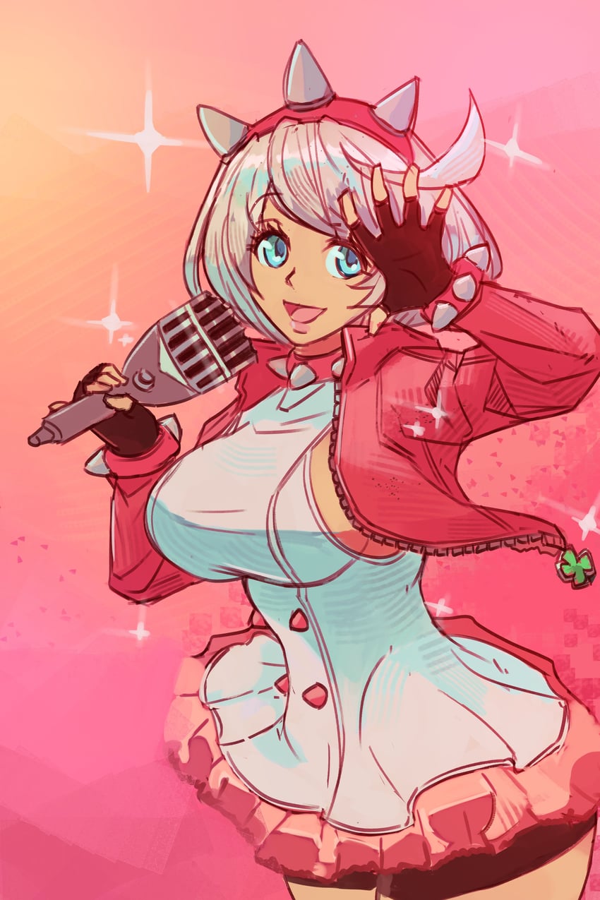 elphelt valentine (guilty gear and 1 more) drawn by taobaka