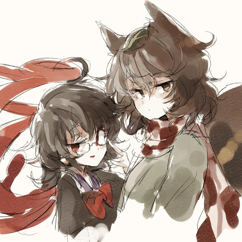 houjuu nue and futatsuiwa mamizou (touhou) drawn by hisona_(suaritesumi)