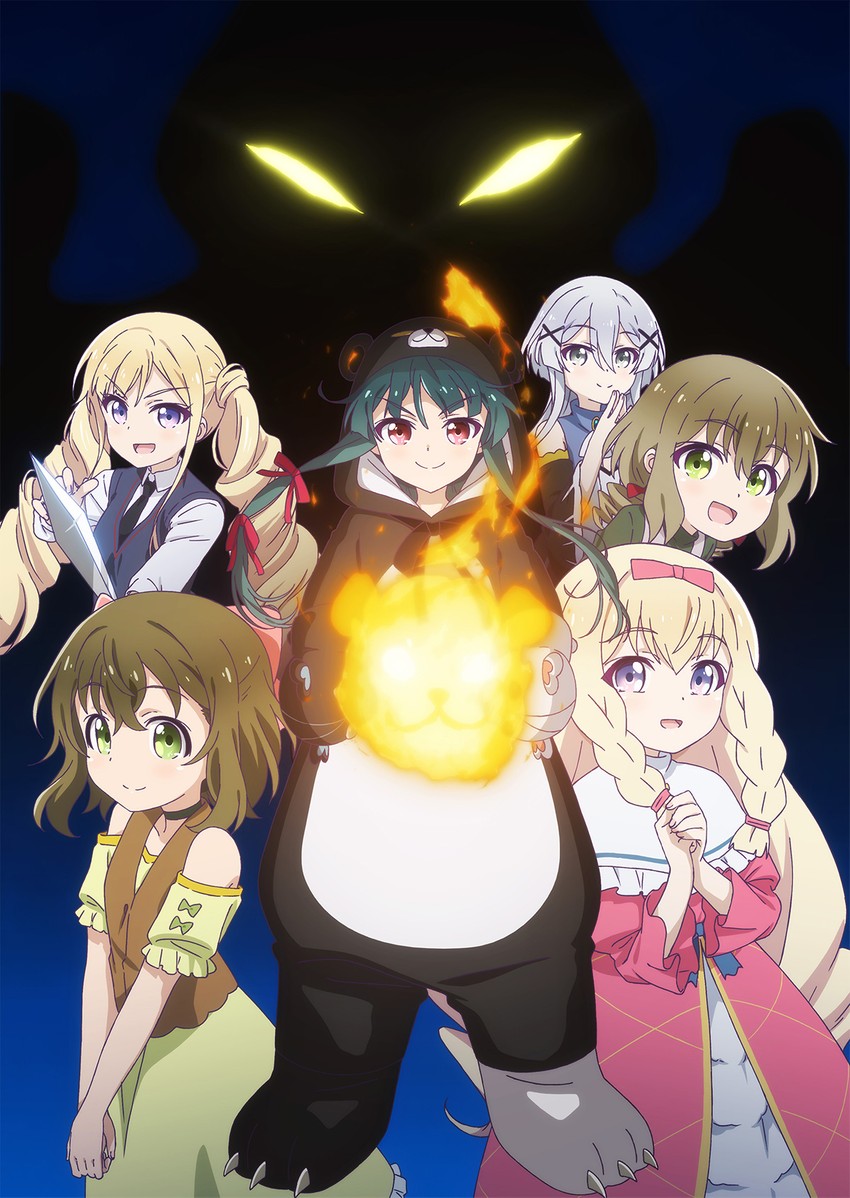 yuna, fina, shuri, noire foschurose, misaana farrengram, and 1 more (kuma kuma kuma bear)