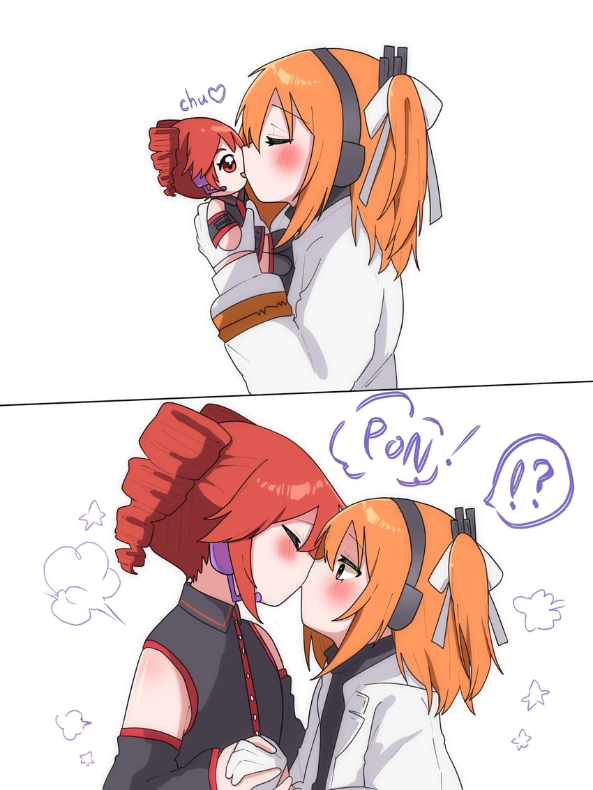 kasane teto and adachi rei (utau and 2 more) drawn by haru_maron