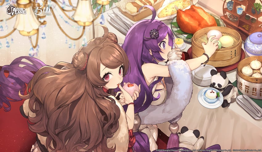 ping hai and ning hai (azur lane) drawn by hitoto