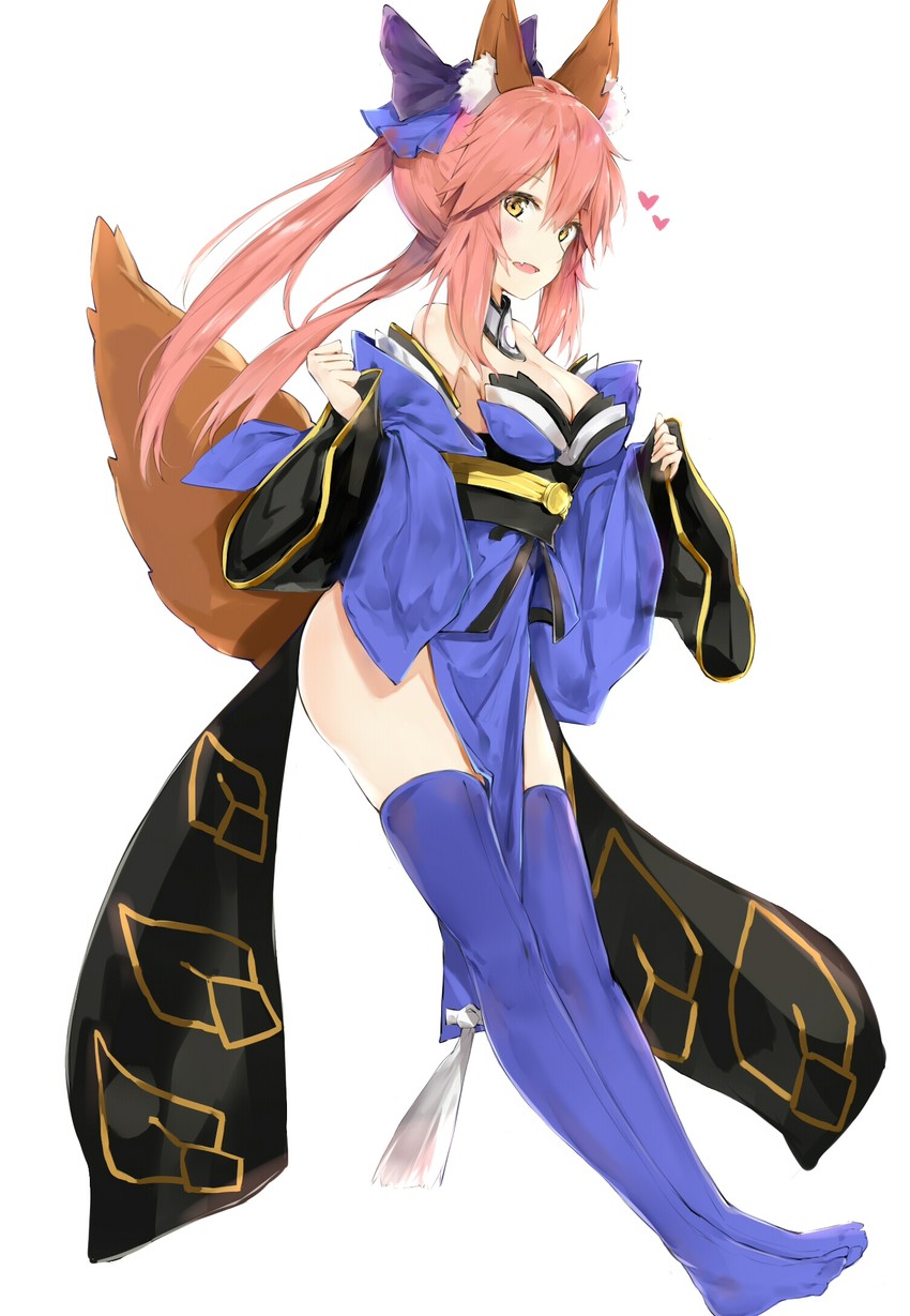 tamamo and tamamo no mae (fate and 1 more) drawn by silver_(chenwen)