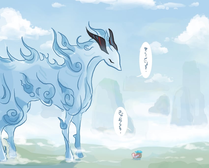 ganyu and yae miko (genshin impact) drawn by xinzoruo