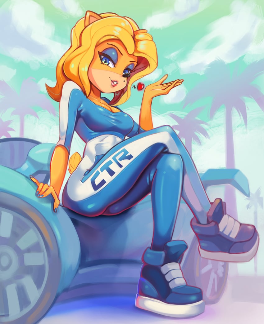 isabella bandicoot (crash bandicoot and 1 more) drawn by toasty_scones