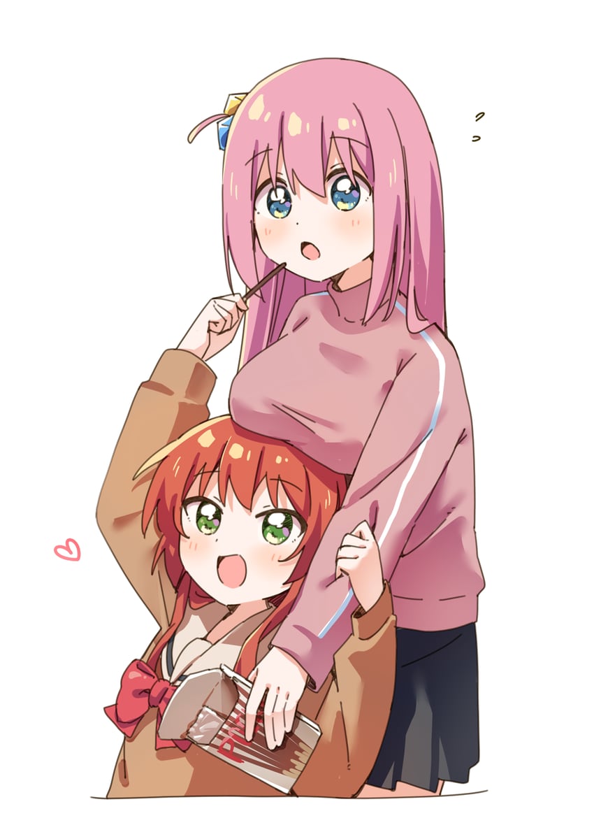 gotoh hitori and kita ikuyo (bocchi the rock!) drawn by haru_(konomi_150)