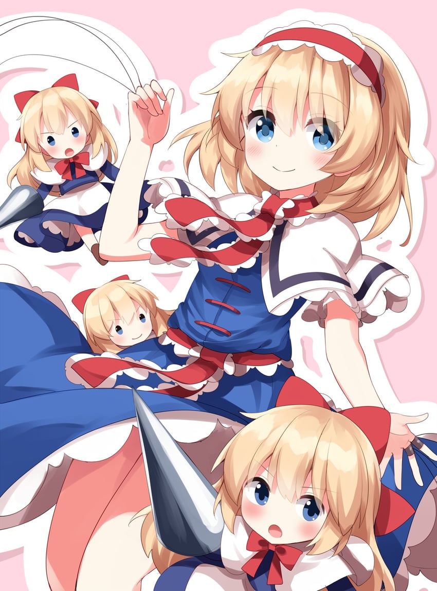 alice margatroid and shanghai doll (touhou) drawn by ruu_(tksymkw)