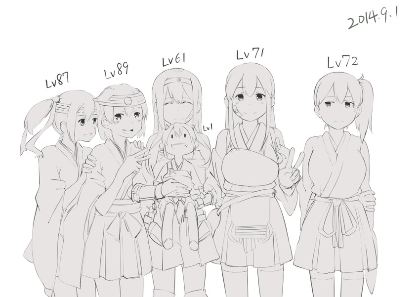 kaga, akagi, zuikaku, shoukaku, souryuu, and 3 more (kantai collection) drawn by chocotto715