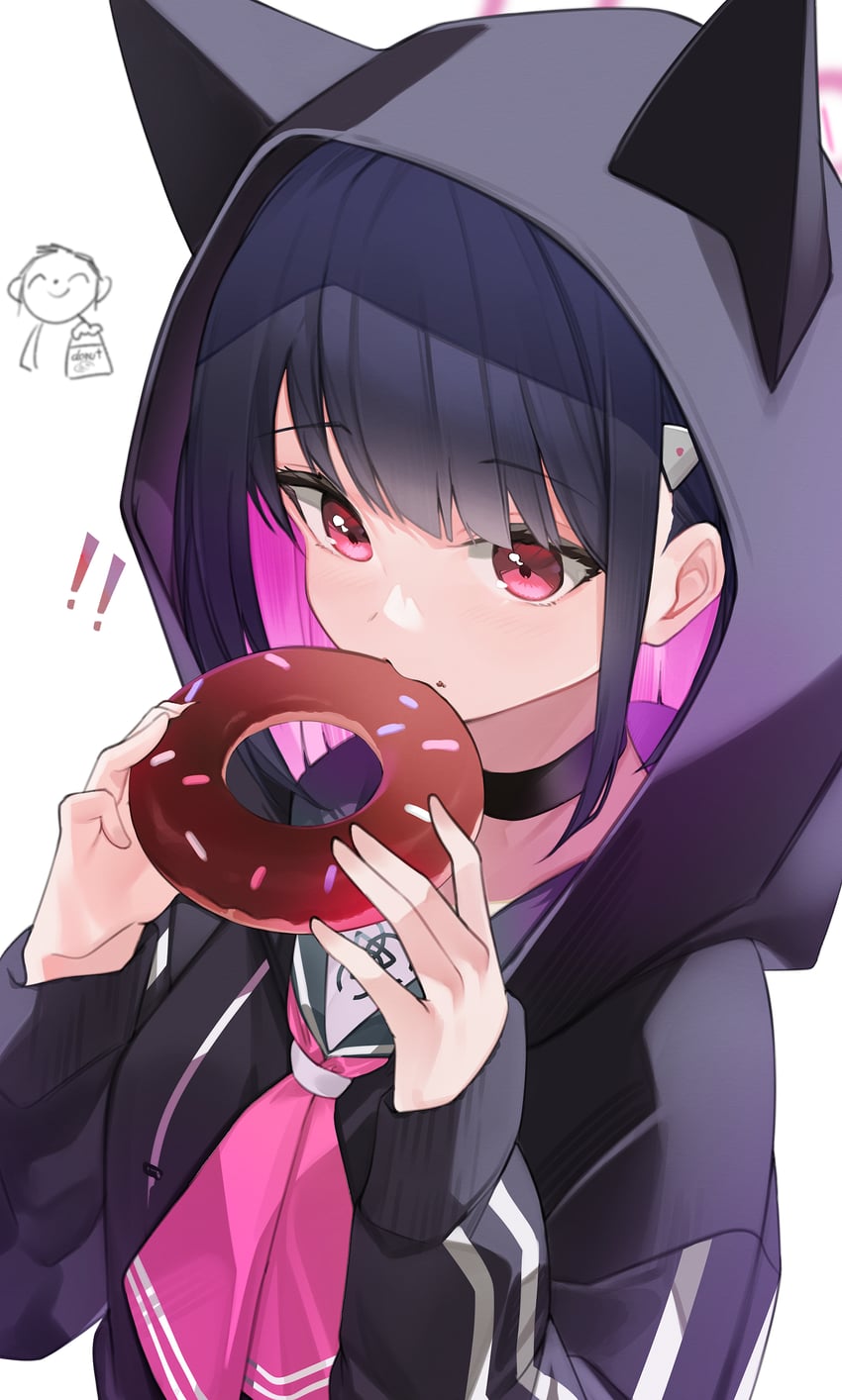 sensei, doodle sensei, and kazusa (blue archive) drawn by mimizuku_(mmiganaru)