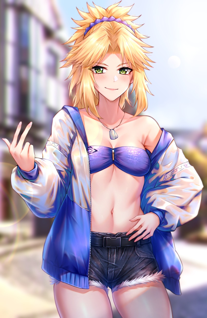 mordred (fate and 1 more) drawn by hua-j