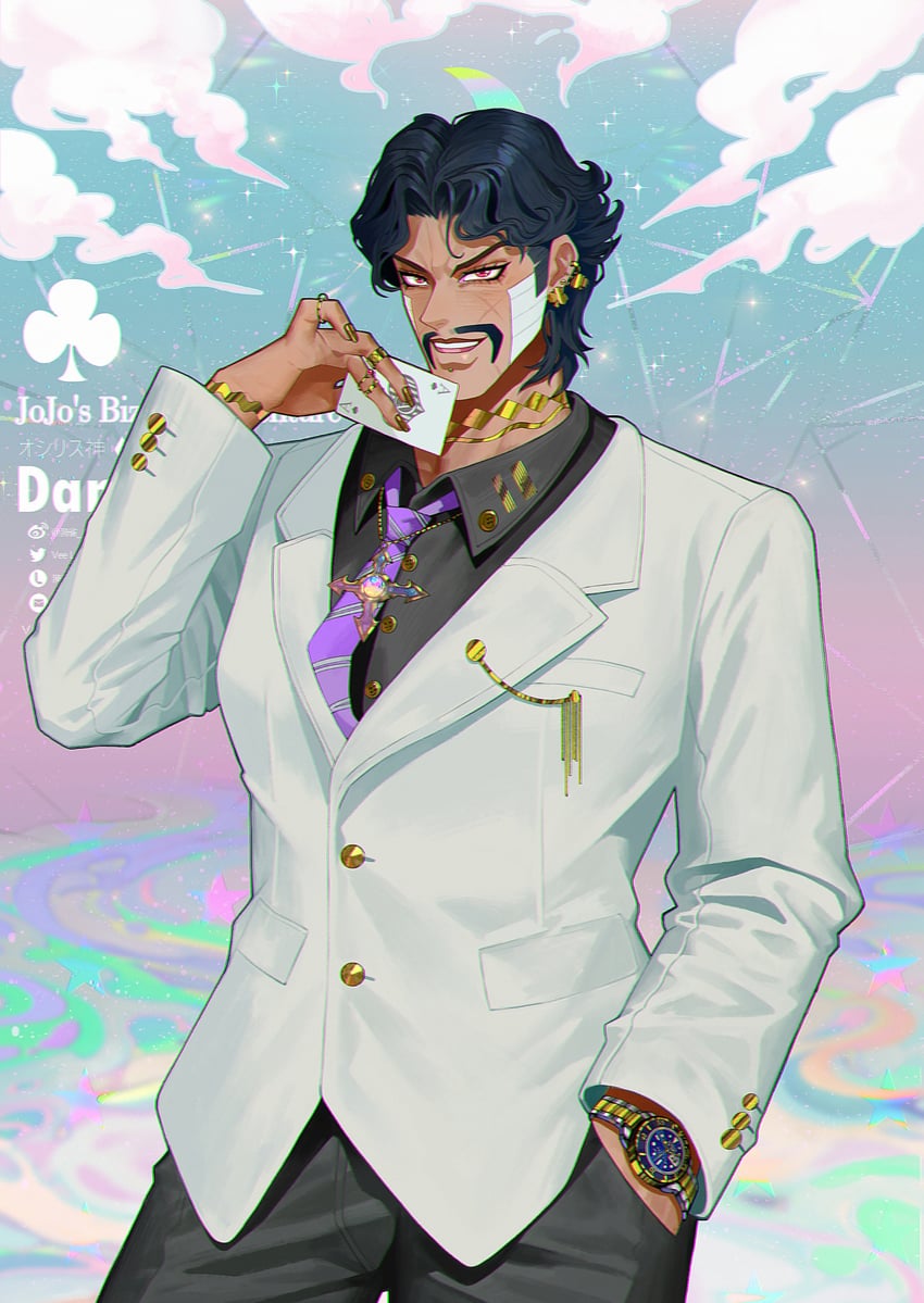 daniel j. d'arby (jojo no kimyou na bouken and 1 more) drawn by veela