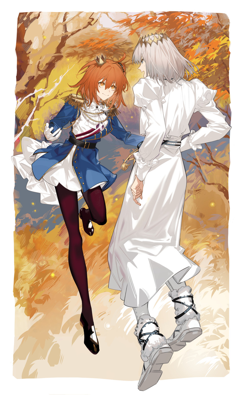 fujimaru ritsuka and oberon (fate and 1 more) drawn by arlizi