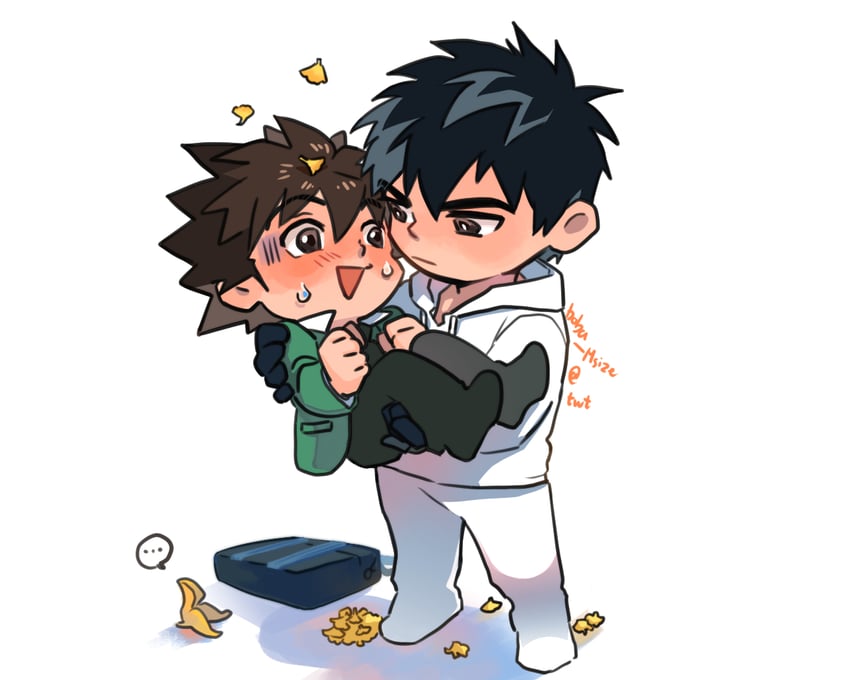 kobayakawa sena and seijuro shin (eyeshield 21) drawn by boba_msize