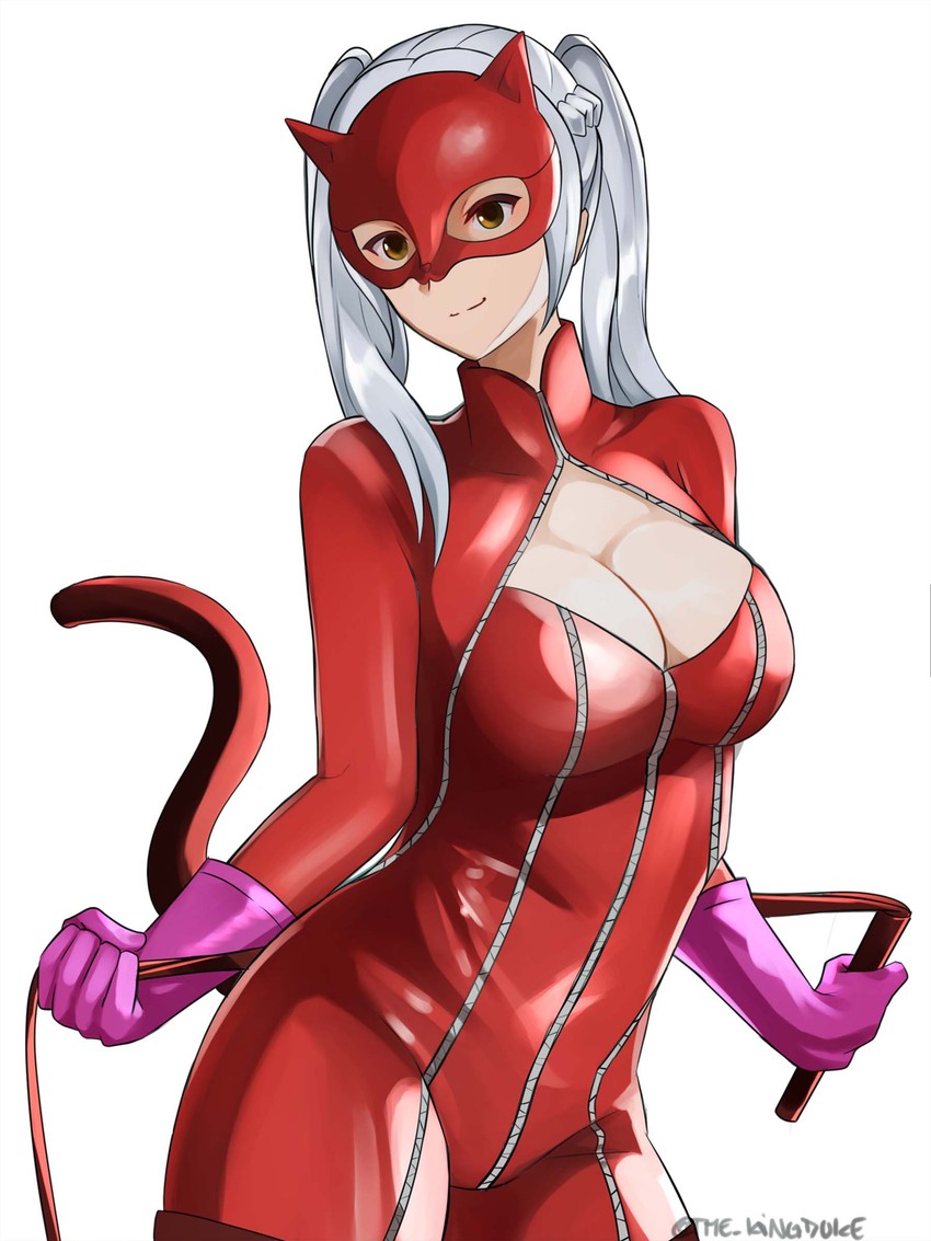 female robin and takamaki anne (fire emblem and 4 more) drawn by tommy_(kingdukeee)