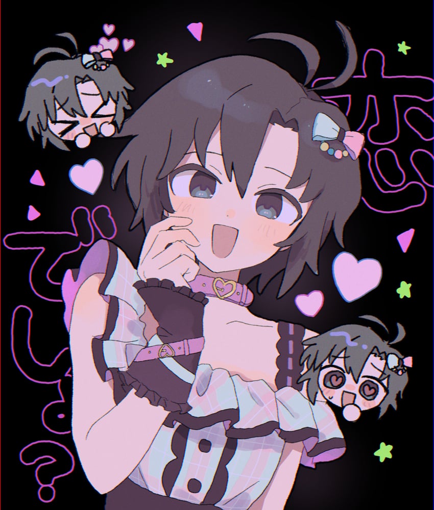 kikuchi makoto (idolmaster and 2 more) drawn by pnt_0202