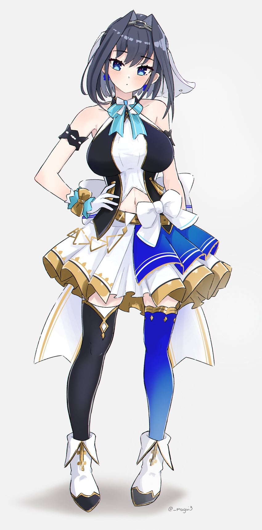 ouro kronii (hololive and 1 more) drawn by magui3