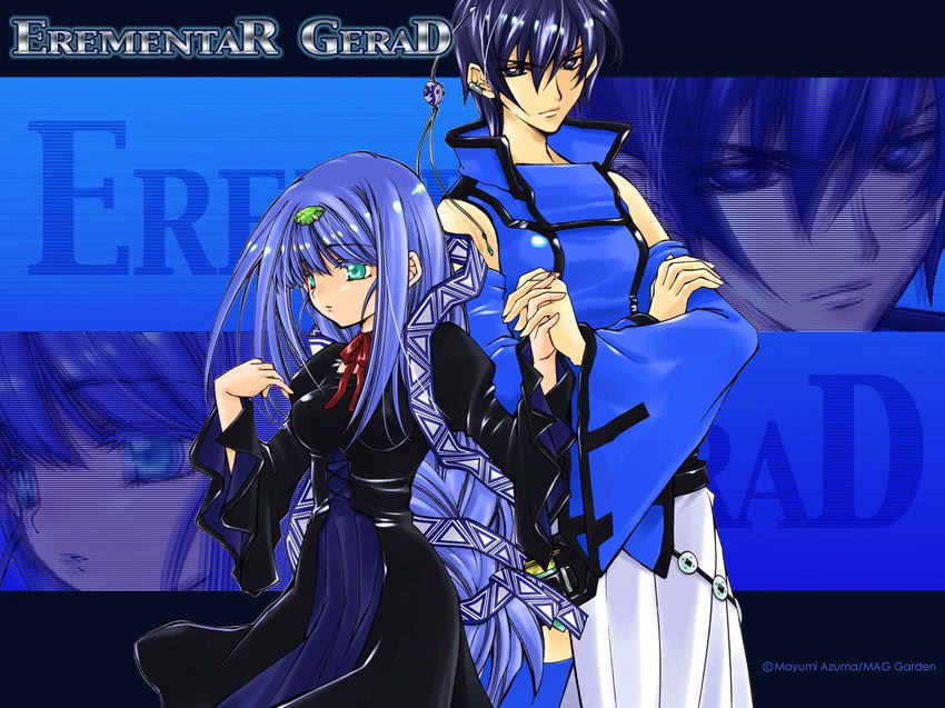 reverie metherlence and jeen (elemental gelade and 1 more) drawn by azuma_mayumi