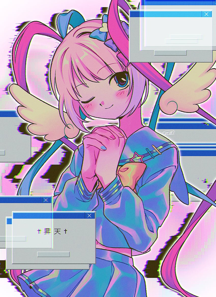 chouzetsusaikawa tenshi-chan (needy girl overdose and 3 more) drawn by menma_(enaic31)
