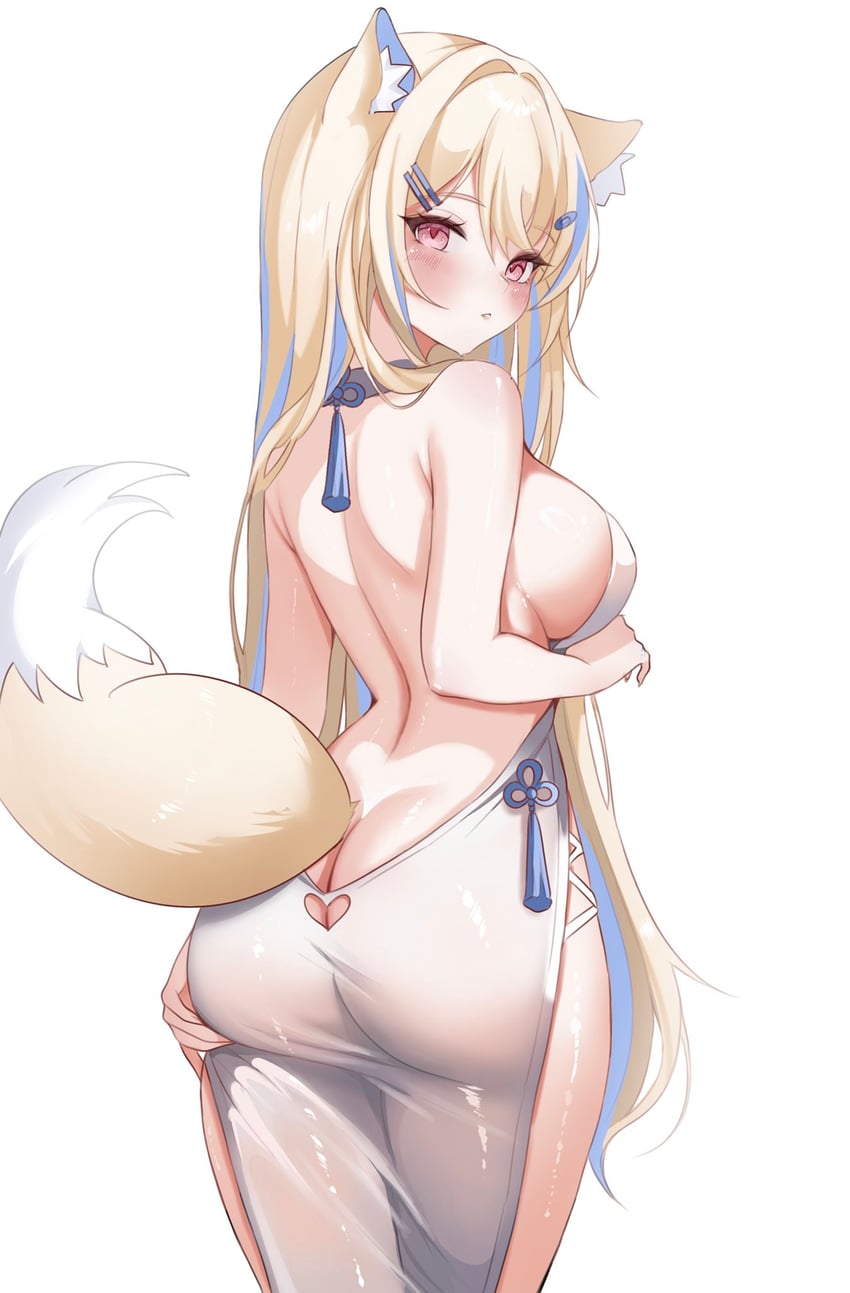 fuwawa abyssgard (hololive and 1 more) drawn by meichan