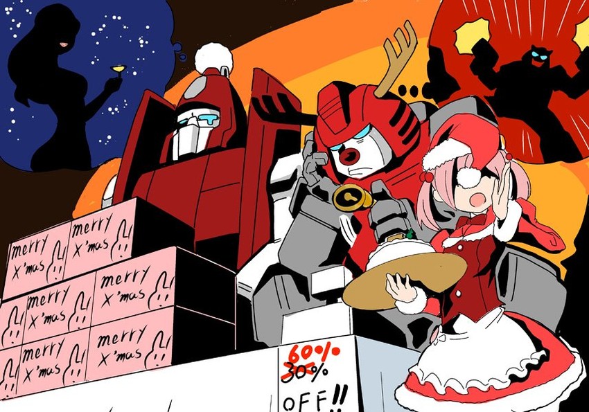 cliffjumper, sazanami, powerglide, and astoria carlton-ritz (kantai collection and 2 more) drawn by kamizono_(spookyhouse)
