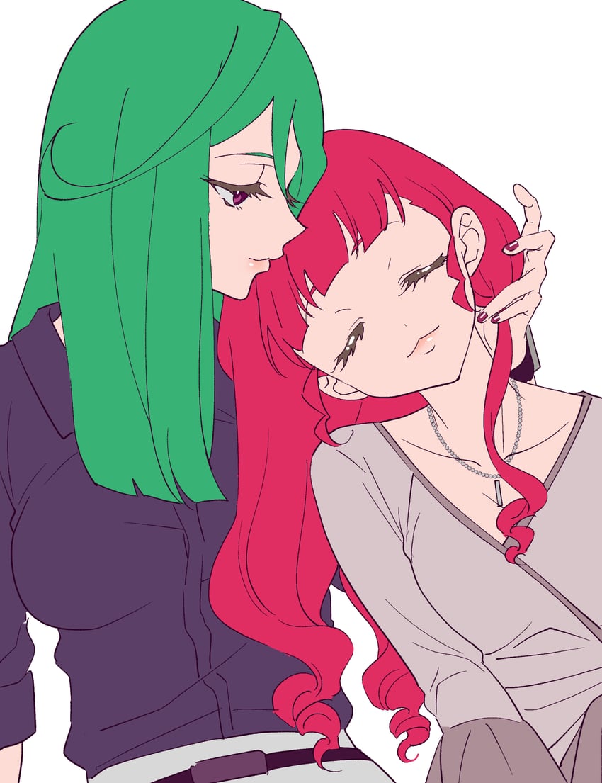 akagi anna and midorikawa sara (pretty series and 1 more) drawn by zashima