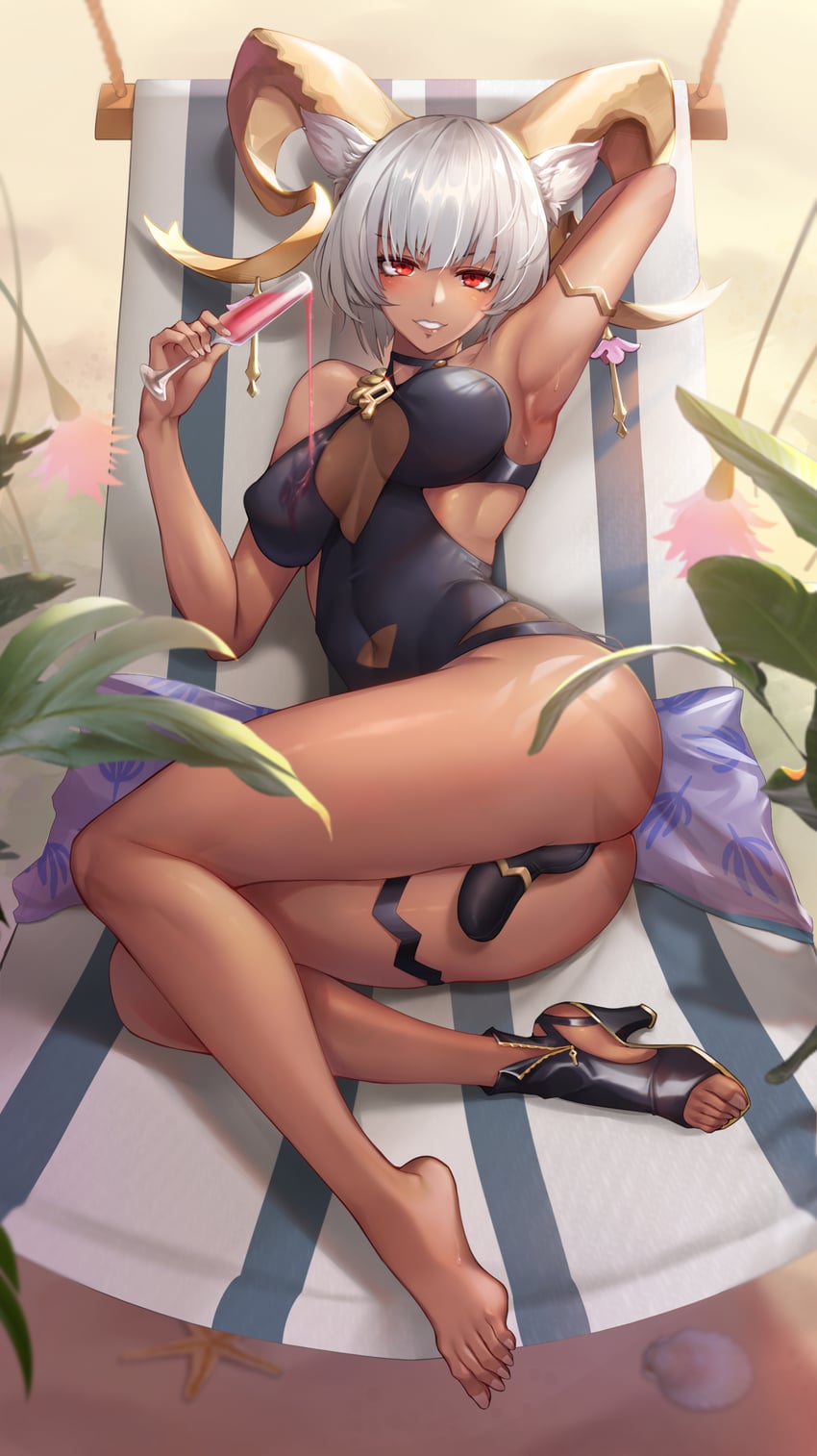 carnelian (arknights) drawn by gins