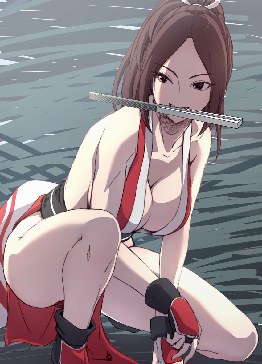 shiranui mai (the king of fighters and 1 more) drawn by kawamura_kazuma