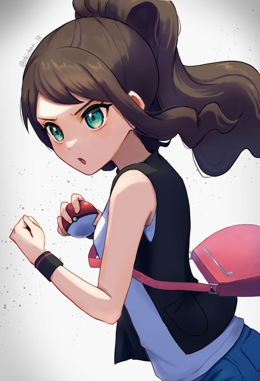 hilda (pokemon and 1 more) drawn by ebi-chan_(tvyd2583)
