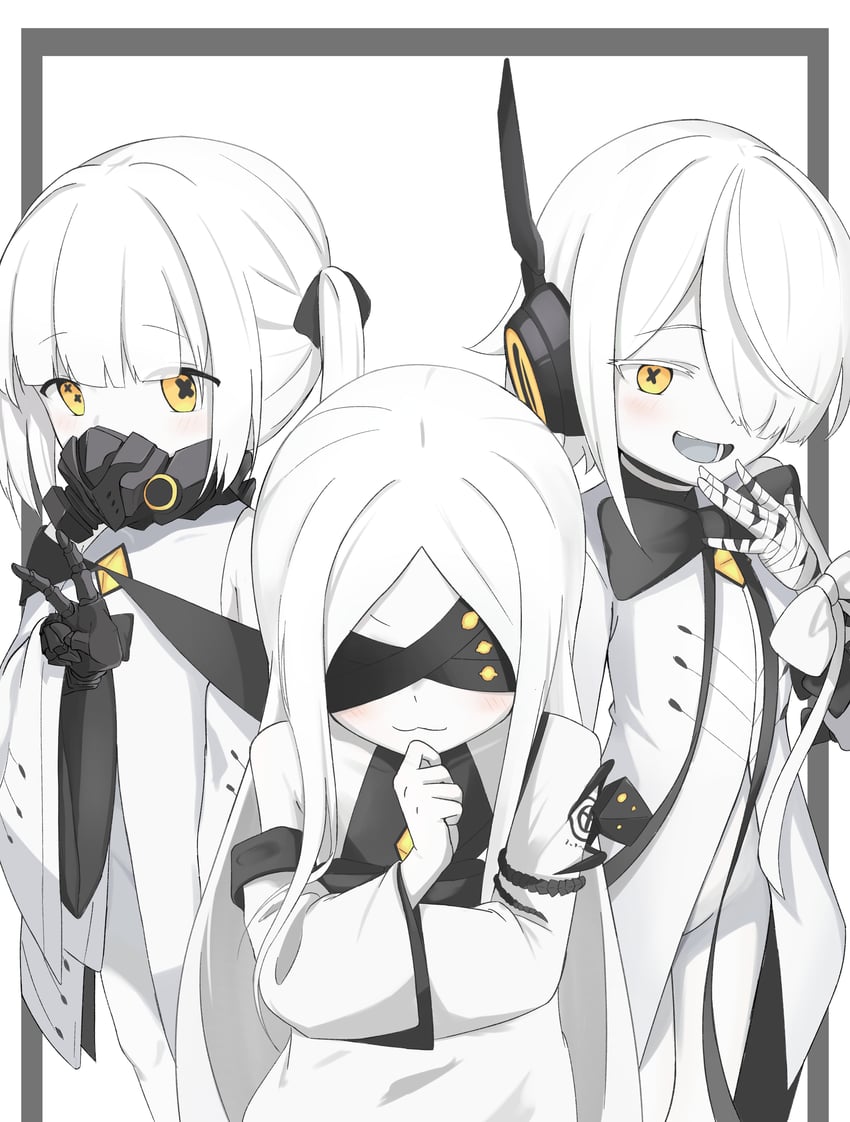 ein, sof, and ohr (blue archive) drawn by neizon_na