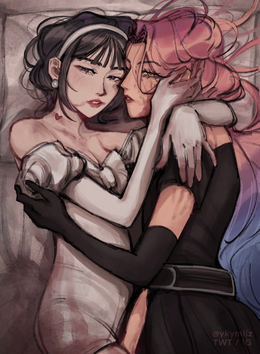 sua and mizi (alien stage) drawn by ykymiiz