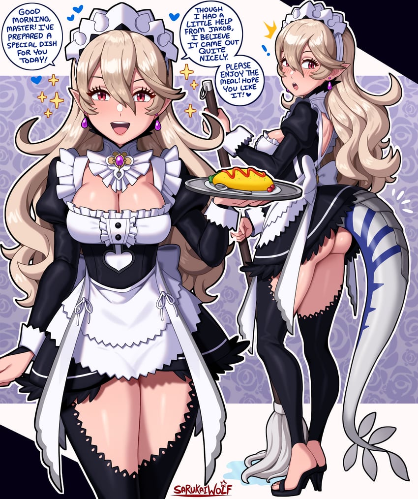 female corrin (fire emblem and 1 more) drawn by sarukaiwolf