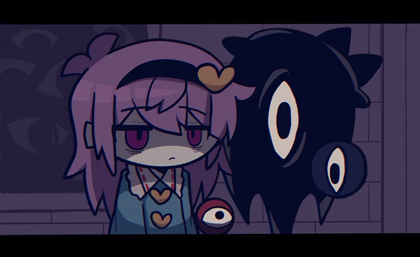 komeiji koishi, komeiji satori, and something (touhou and 1 more) drawn by zunusama