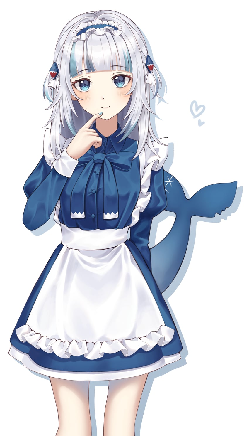 gawr gura (hololive and 1 more) drawn by lisis_(iwtpz)