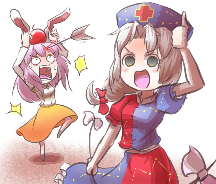 reisen udongein inaba and yagokoro eirin (touhou and 1 more) drawn by peroponesosu.
