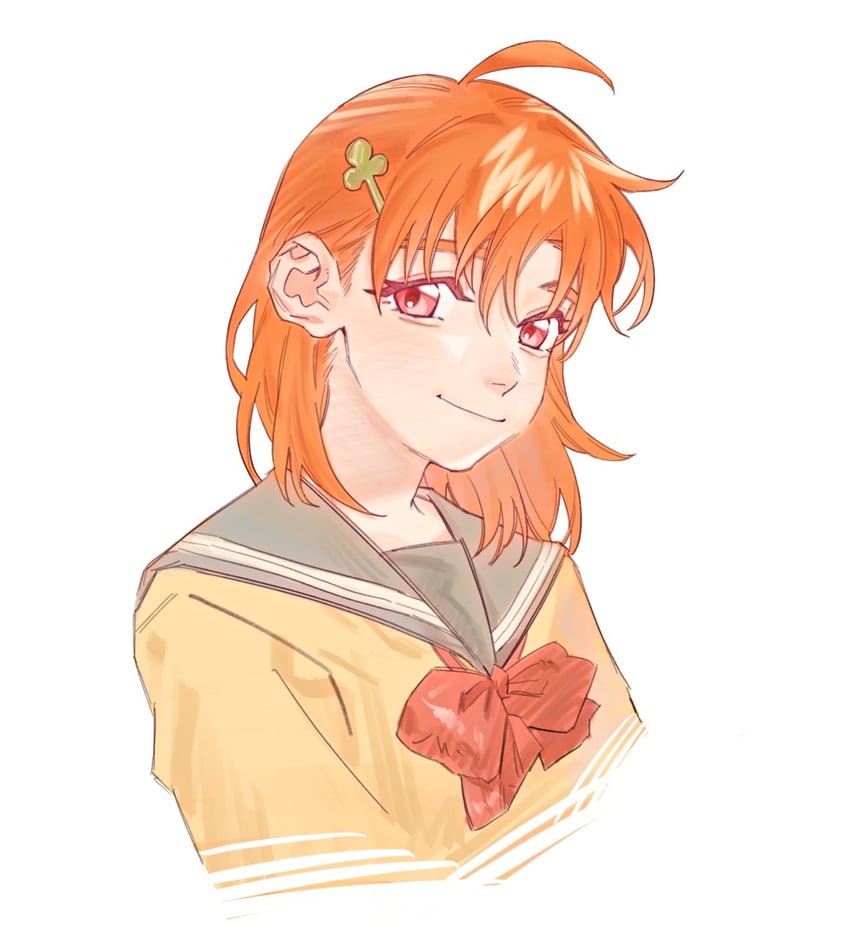 takami chika (love live! and 1 more) drawn by jiguang_haibao