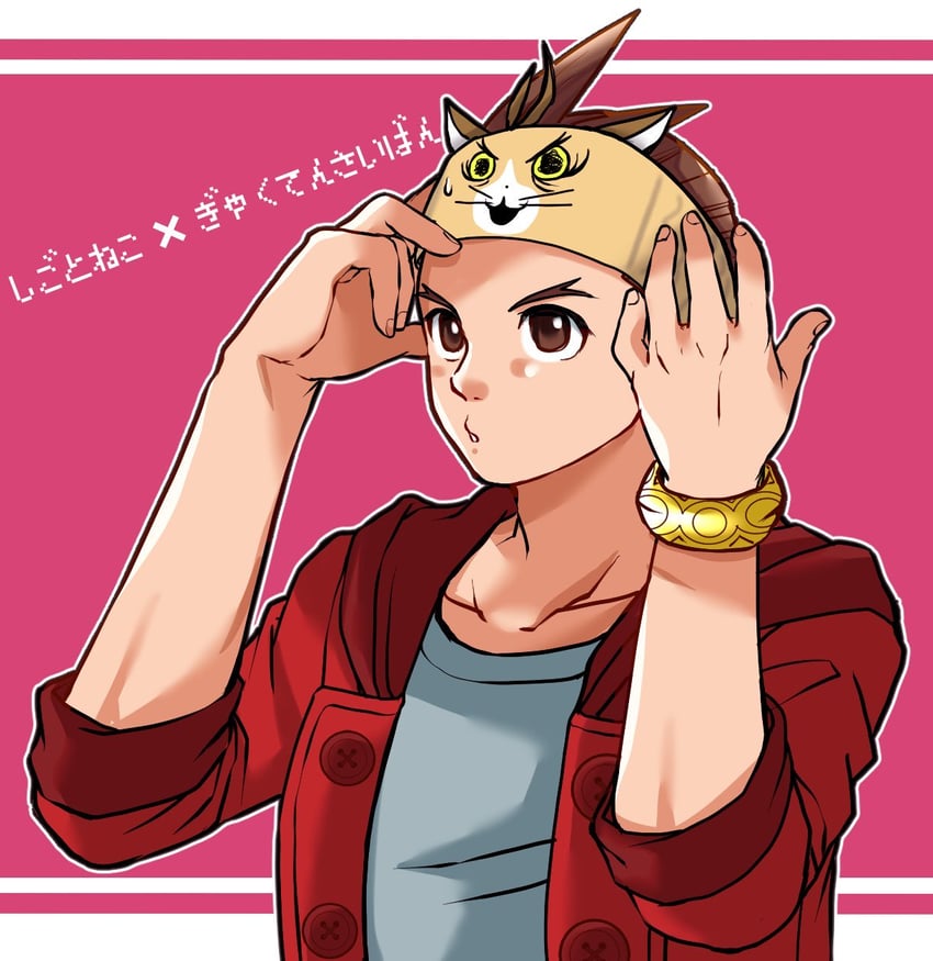 apollo justice (ace attorney and 1 more) drawn by ragi_(od6fine)