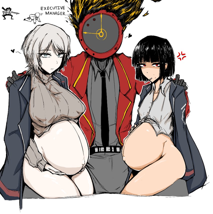 faust, ryoshu, heathcliff, dante, and outis (project moon and 1 more) drawn by ranchsaucy