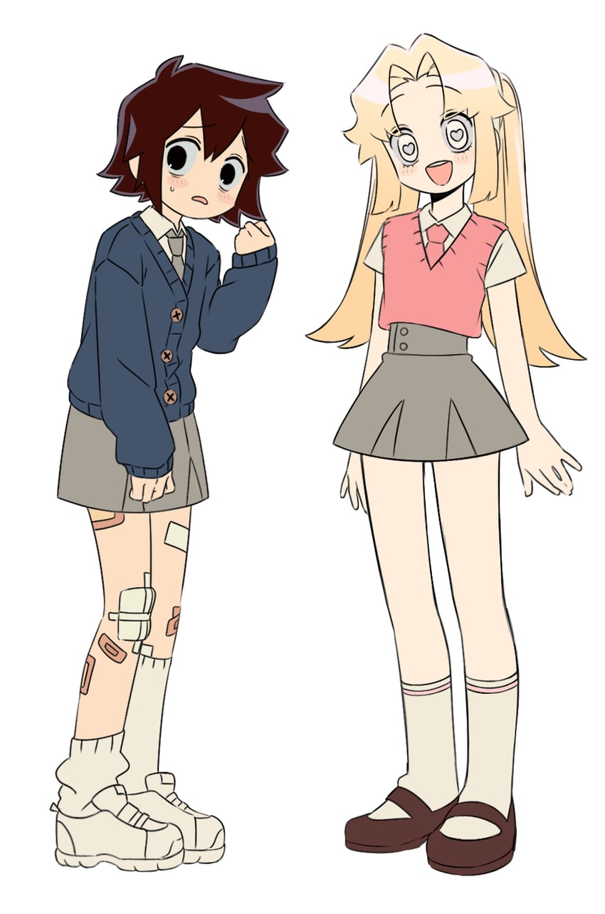 amelia lee and beatrice reden (i love amy) drawn by seomanii
