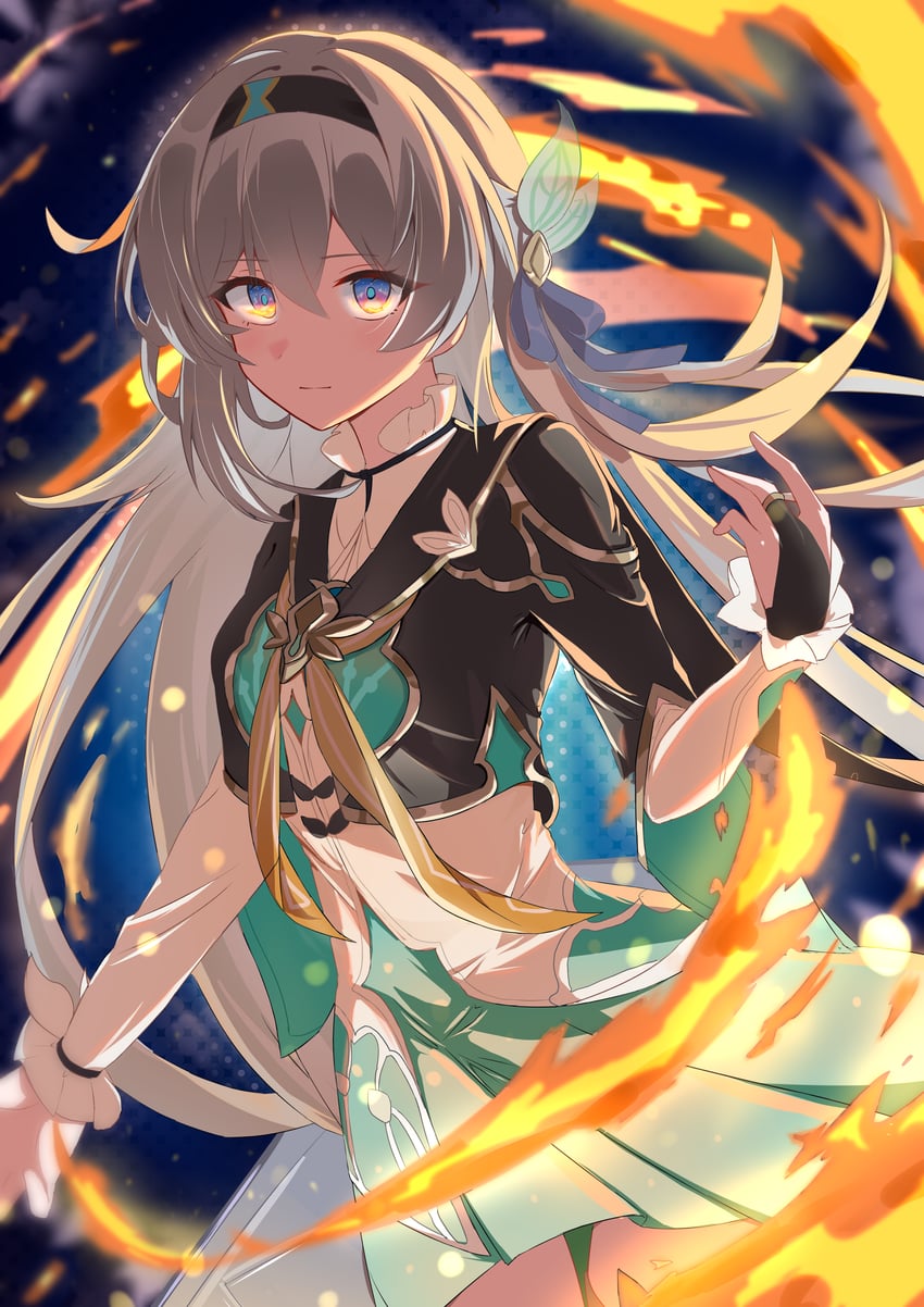 firefly (honkai and 1 more) drawn by ningmeng_zizi